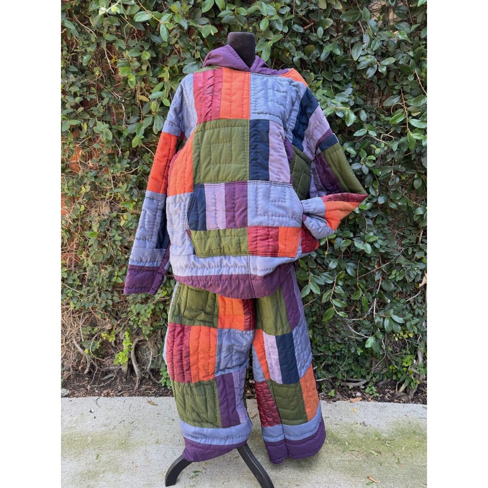 Upcycled Quilt Hoodie & pants sweatsuit